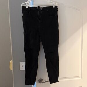 Everlane High Rise Black Skinny Jeans (32 ankle)